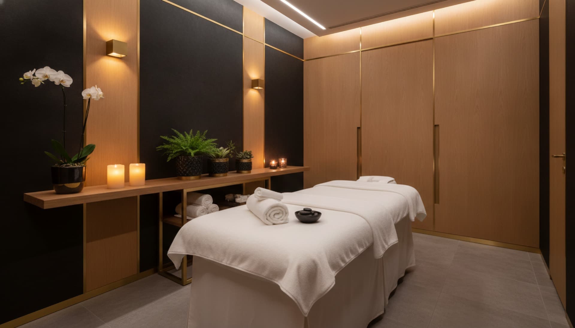 Montine Spa treatment room in Salem, Massachusetts